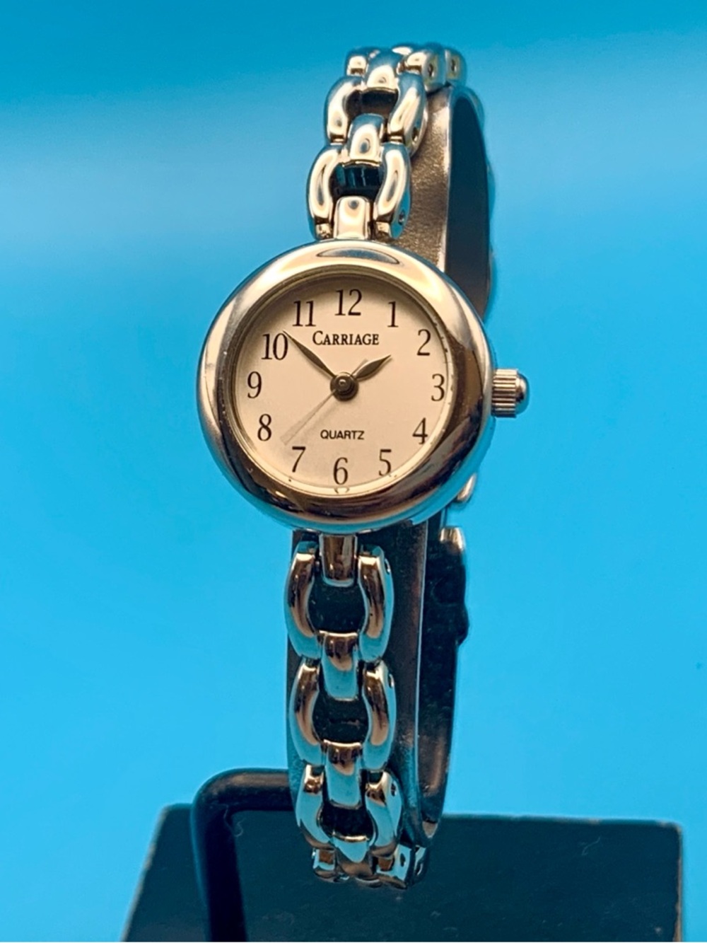 CARRIAGE By TIMEX Women’s Vintage 2001 Quartz Bracelet Wristwatch Works New Batt